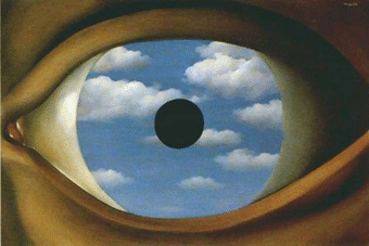Magritte Der falsche Spiegel 1928